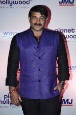Manoj Tiwari at Planet Hollywood launch announcement in Mumbai on 9th Oct 2014